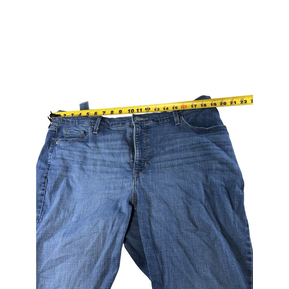 Levi’s 311 Shaping Skinny Capri Women’s Size 20W Blue Stretch Denim Jeans - Picture 3 of 7